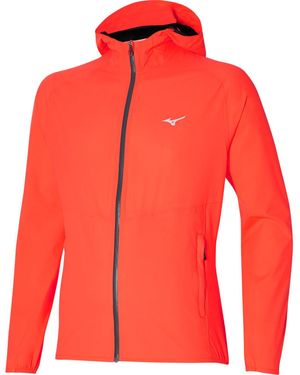 Mizuno Laufjacke Waterproof Jacket J2GE2540-52 20K wasserdicht für hervorragenden Schutz bei starkem Regen - Rot