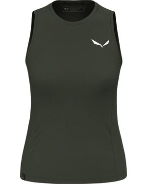 Salewa Tanktop PUEZ DRY TANKT W - Grün