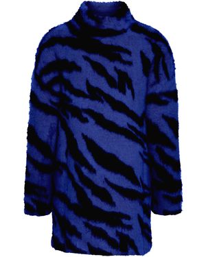 Pulz Longpullover PZASTA Turtleneck - Blau