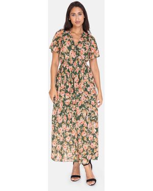 Elara Sommerkleid (1-tlg) - Mettallic