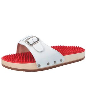 Berkemann Erwachsene Holz Noppen-Sandale Pantolett Pantolette - Schwarz