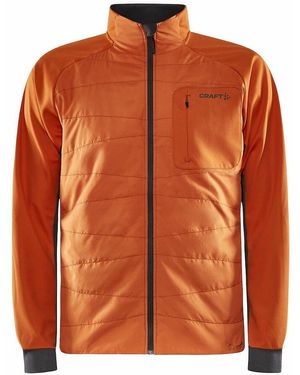C.r.a.f.t Laufjacke CORE NORDIC TRAINING INSULATE JACKET M CHESTNUT-GRANITE - Orange