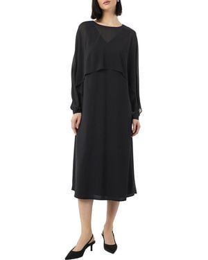 Comma, Maxikleid - Schwarz