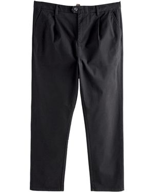 Next Bundfaltenhose Regular Fit Chinohose mit Stretch (1-tlg) - Blau