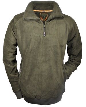 Hubertus Hunting Hubertus® Hunting Fleece-Troyer Fleecepullover Jagdpullover Ansitzpullover Oefele Jagd - Grün
