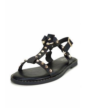 Findlay Pola Sandale Mit Nieten Im Rock Chic-Style - Schwarz