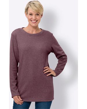 Sieh an! T-Shirt Longshirt - Lila