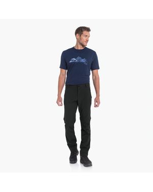 Schoeffel Zip-off-Hose sportlicher Stil, für vielseitige Outdoor-Aktivitäten - Blau