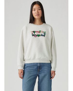 Levi's Levi's® Sweatshirt GR EVERYDAY CREW mit Logoprint - Grau