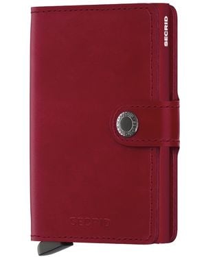 Secrid Geldbörse Miniwallet Original (1-tlg) - Rot