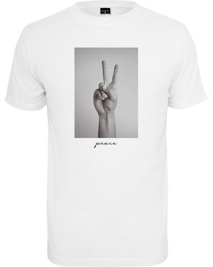 Mister Tee T-Shirt Peace Sign Tee (1-tlg) - Grau