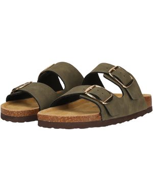 Nous Bundao W Cork Sandal V2 Sandale - Schwarz