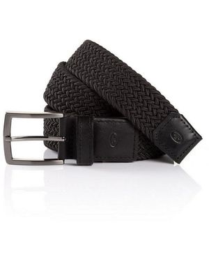 Tom Tailor Flechtgürtel Ttjamie (1-St) 3,5 Cm Breiter Flechtgürtel, Casual Look, Bis Gr. 120 - Schwarz