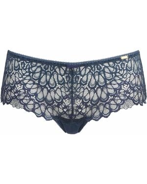 Gossard Hipster Swirl Darkteal/Eclipse (Short, 1-St., glatte Spitze) - Blau