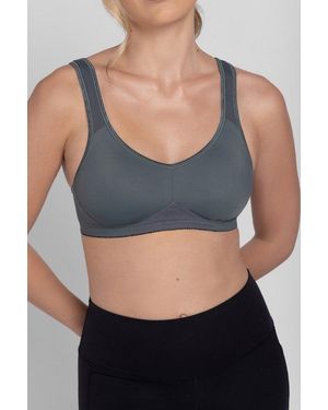 DORINA Sport-Bh Flex Mit Atmungsaktiven Mesh-Trägern - Grau