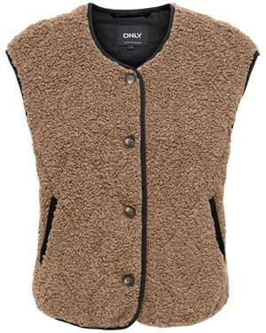 ONLY Steppweste - Braun