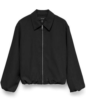 Vero Moda Blouson VMNOVA SHORT JACKET mit Reißverschluss - Schwarz