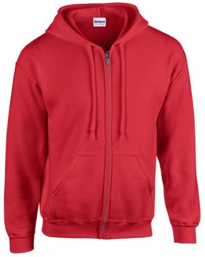 Gildan Kapuzensweatjacke Heavy BlendTM Full Zip Hooded Sweatshirt - Rot