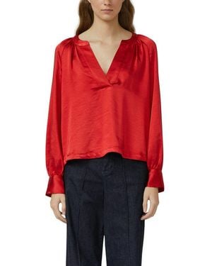 S.oliver Satinbluse - Rot