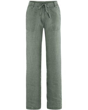 HempAge Leinenhose DH512 100% Hanf Sommerhose - Grün