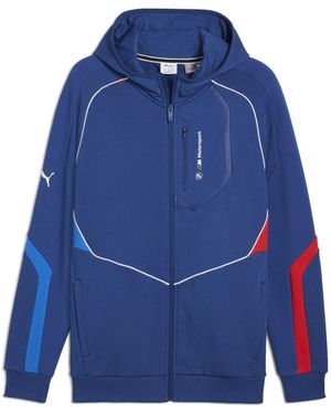 PUMA Sweatjacke BMW M Motorsport Kapuzenjacke - Blau