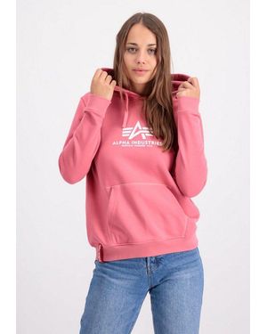 Alpha Industries Hoodie New Basic Hoodie Bl W - Pink