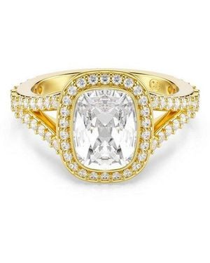 Swarovski Fingerring Schmuck Geschenk Una Ring, Mit Kristall, Zirkonia (Synth) - Schwarz