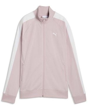 PUMA Trainingsjacke T7 Foundation Poly Track Jacket Mit Stehkragen, Mit Reißverschluss, Ohne Kapuze, Regular Fit - Schwarz