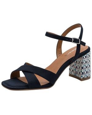 Tamaris Antislide, Touch-It, Antishokk Mit Blockabsatz Sandalette Antislide - Schwarz