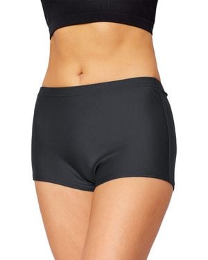 Merry Style Badeshorts Bikinihose Schwimmhose Bikini-Slip L23L1 schnell trocknend - Schwarz