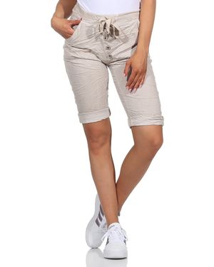 CLEO STYLE Bermudas Bermuda 20828 34-38 Beige - Natur