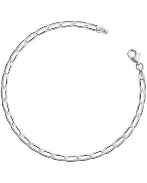 Firetti Armband Schmuck Geschenk Silber 925 Armschmuck Armkette Panzerkette, Made - Weiß