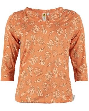 ROADSIGN australia Blusenshirt Coral Reef (1-Tlg) - Orange