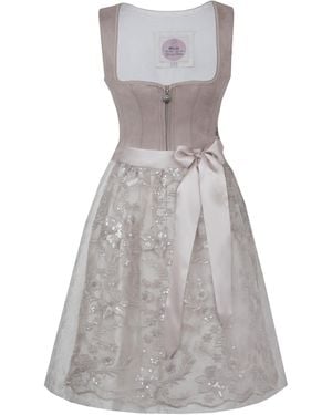 Marjo Dirndl 'Schongau' 921165, Taupe - Grau