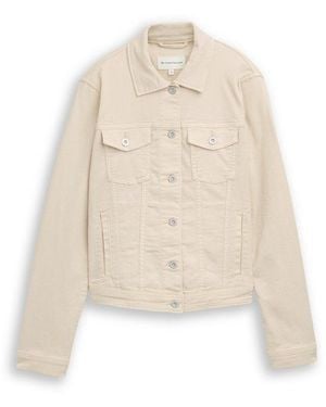 Tom Tailor Jeansjacke Colored Denim Jacket - Weiß