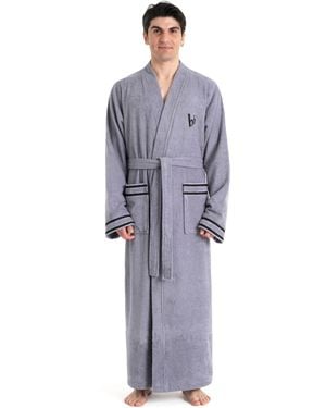 Bruno Banani Bademantel Roy, ideal - Schwarz