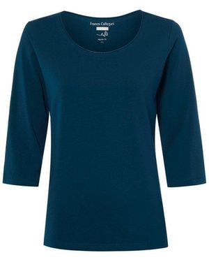 Franco Callegari Langarmshirt - Blau