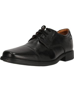 Clarks Tilden Schnürschuh Im Klassischen Design - Schwarz