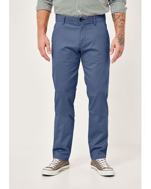 Redpoint ODESSA Moderne Regular Chinohose mit elastischem Bund - Blau