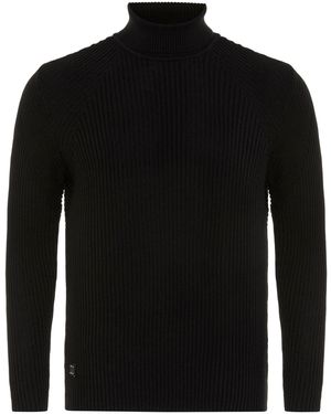 Redbridge Strickpullover im zeitlosen Design Basic - Schwarz