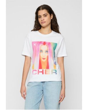 Merchcode T-Shirt Cher Prisma Tee - Weiß
