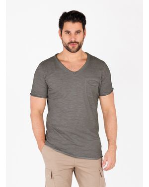 Key Largo T-Shirt MT SODA NEW v-neck - Grau