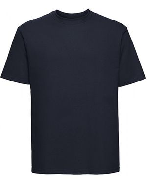 Russell Rundhalsshirt Silver Label T-Shirt - Blau