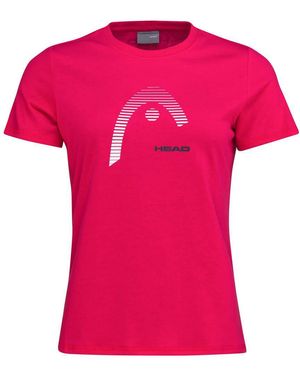 Head Tennisshirt Club Lara 2023 (Mischgewebe) magenta - Pink