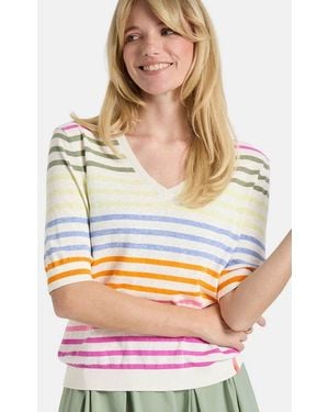 LIEBLINGSSTÜCK Rundhalspullover Damen Strickshirt - Grau