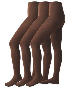 Next Strickstrumpfhose Strick-Strumpfhosen, 2Er Pack (2 St) - Braun