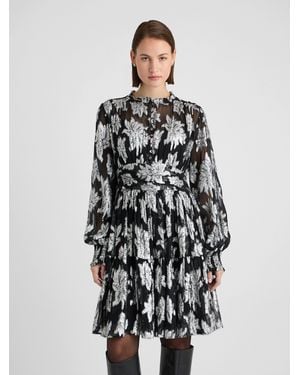 Guido Maria Kretschmer Blusenkleid Lia (1-tlg) Drapiert/gerafft - Weiß