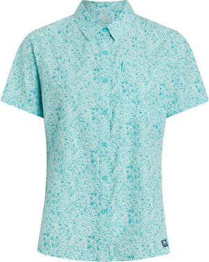 McKinley Blusentop Da.-Bluse Palila W AOP/MINT DARK - Blau