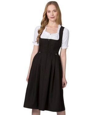 Stockerpoint Dirndl Midi Dirndl 1Tlg - Schwarz
