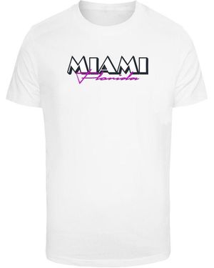 Mister Tee Mister T-Shirt Miami Florida Tee - Weiß